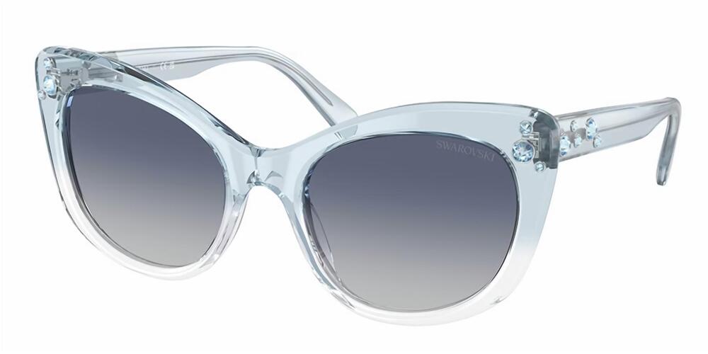 NEW SWAROVSKI women's cat eye with crystal embellishment sunglasses in 10474l -